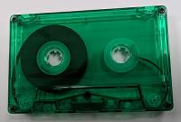 C-62 Dark Green Transparent Chrome Type II Audio Cassette C-62 Dark Green Transparent Chrome Type II Audio Cassette