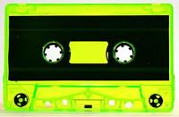 C-24 Fluorescent Green Tint HiFi Ferro Type 1 Audio Cassette     