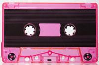 C-33 Fluorescented Pink Tinted Hifi Ferro Type 1 Audio Cassette C-33 Fluorescented Pink Tinted Hifi Ferro Type 1 Audio Cassette