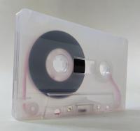 C-49 Frosted Shell red leader RTM Type I Audio cassette C-49 Frosted Shell red leader RTM Type I Audio cassette