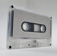 C-37 Frosted Shell White Label China Type I Audio cassette C-37 Frosted Shell White Label China Type I Audio cassette