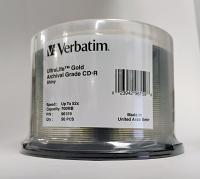 CD-R 700MB 96159 52X UltraLife Gold Archival Grade with Branded Surface and Hard Coat 50pk CD-R 700MB 96159 52X UltraLife Gold Archival Grade with Branded Surface and Hard Coat 50pk