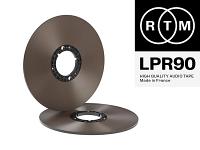 RTM LPR90 1/4" x 3600 Feet Audio Tape Pancake on NAB Hub RTM LPR90 1/4" x 3600 Feet Audio Tape Pancake on NAB Hub