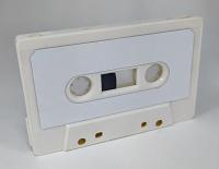 C-42 Magnolia Shell White Label China Type I Audio cassette C-42 Magnolia Shell White Label China Type I Audio cassette