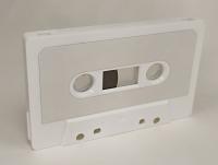 C-41 Matte White with white label China Type I Audio cassette C-41 Matte White with white label China Type I Audio cassette