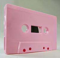 C-62 Pink SW2 shell Fox/RTM Type I Audio cassette
