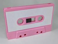 C-29 Pink Shell White Label China Type I Audio cassette
