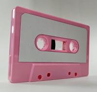 C-31 Pink SW white label China Type I Audio cassette C-31 Pink SW white label China Type I Audio cassette