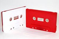 C-60 Red & White HiFi Ferro Type 1 Audio Cassettes C-60 Red & White HiFi Ferro Type 1 Audio Cassettes