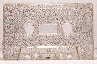 C-46 Red, Blue and Green Glitter Hifi Ferro Type 1 Audio Cassette  C-46 Red, Blue and Green Glitter Hifi Ferro Type 1 Audio Cassette