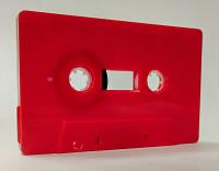 C-28 Red Shell China Type I Audio cassette C-28 Red Shell China Type I Audio cassette