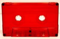 C-38 Red Transparent Hifi Ferro Type 1 Audio Cassette C-38 Red Transparent Hifi Ferro Type 1 Audio Cassette
