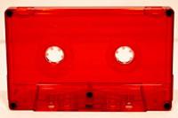 C-16 Red Transparent Hifi Ferro Type 1 Audio Cassette 