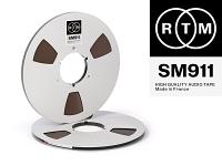RTM SM911 1/4" x 2500 Feet Audio Tape on Metal Reel +6dB RTM SM911 1/4" x 2500 Feet Audio Tape on Metal Reel +6dB