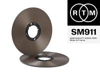 RTM SM911 1/4" x 2500 Feet Audio Tape on NAB Hub RTM SM911 1/4" x 2500 Feet Audio Tape on NAB Hub
