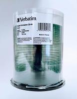 Verbatim CD-R 80 MIN 700MB 52X ,Silver Inkjet Printable, 100 pk Verbatim CD-R 80 MIN 700MB 52X ,Silver Inkjet Printable, 100 pk