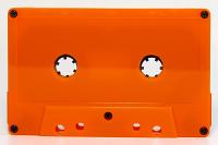 C-28 Orange 021 shell China Type I Audio cassette