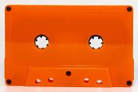 C-32 Orange No Window RTM Audio Cassettes