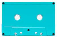 C-41 Turquoise Windowless Pantone 319C HiFi Ferro Type 1 Audio Cassette C-41 Turquoise Windowless Pantone 319C HiFi Ferro Type 1 Audio Cassette