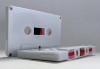C-60 White Brick shell ACME 1080 Type I Audio cassette