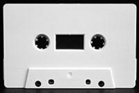C-21 White Matte HiFi Ferro Type 1 Audio Cassette    