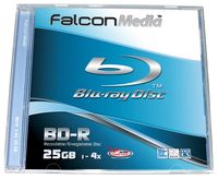 Falcon 25GB 4X Blu-ray Disc Branded in Jewel Case 5pk