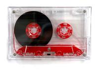 C-75 Chrome Tape in Transparent Hi-Def Cassette C-75 Chrome Tape in Transparent Hi-Def Cassette