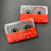 Half-Blood Orange Hand Dipped Cassette Tapes Custom-Loaded With Music-Grade Normal Bias Tape Half-Blood Orange Hand Dipped Cassette Tapes Custom-Loaded With Music-Grade Normal Bias Tape