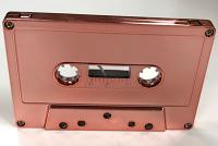 C-19 Shiny Rose Gold Audio Cassettes With HiFi Tape C-19 Shiny Rose Gold Audio Cassettes With HiFi Tape