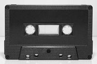 C-36 Black Square hub shell RTM/Fox Type I Audio cassette