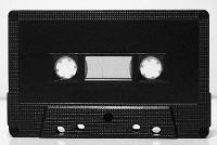 C-49 HiFi Type 1 Normal Bias Tape in Black Square Window Cassette C-49 HiFi Type 1 Normal Bias Tape in Black Square Window Cassette