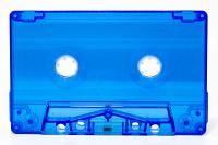 C-53 Blue Translucent Indonesia Type I Audio cassette C-53 Blue Translucent Indonesia Type I Audio cassette