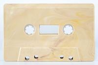 53 minute (26:30 per side) RTM Type I music grade audio tape in a Cappuccino Swirl shell