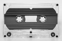 C-20 Clear shell with grey liner RTM/FOX Type I Audio cassette C-20 Clear shell with grey liner RTM/FOX Type I Audio cassette