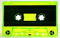 C-10 Fluorescent Green Tint China Type I Audio cassette