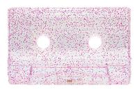 C-13 Fuchsia Glitter China Type I Audio cassette