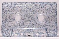 C-05 Blue Glitter shell China Type I Audio cassette