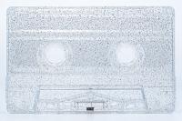 C-25 Silver Blue Glitter Sonic HiFi Audio Cassettes C-25 Silver Blue Glitter Sonic HiFi Audio Cassettes