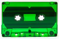 C-39 Green Tint with screws RTM/FOX Type I Audio cassette C-39 Green Tint with screws RTM/FOX Type I Audio cassette