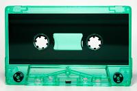 C-39 Green tint sonic black liner shell Fox/RTM Type I Audio cassette