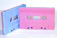 C--96 Pink & Blue China Type I Audio cassette C--96 Pink & Blue China Type I Audio cassette