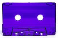 C-30 Purple Transparent shell RTM/Fox Type I Audio cassette C-30 Purple Transparent shell RTM/Fox Type I Audio cassette