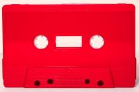 C-07 Red SW shell China Type I Audio cassette