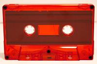 C-34 Red Tint with Screws RTM/Fox Type I Audio cassette