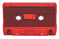 C-36 Red Tint with Hi-fi music grade audio tape. C-36 Red Tint with Hi-fi music grade audio tape.