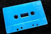 C-32 Sky Blue SW2 shell RTM/Fox Type I Audio cassette