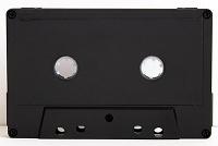 C-43 Scuffed Black windowless China Type I Audio cassette C-43 Scuffed Black windowless China Type I Audio cassette