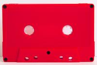 C-58 Red Windowless RTM Type I Audio cassette C-58 Red Windowless RTM Type I Audio cassette