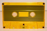 C-14 Yellow Tint China Type I Audio cassette