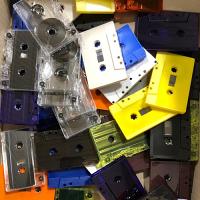 Mixed Color C-90 to C-100 Audio Cassettes, Tabs Out Mixed Color C-90 to C-100 Audio Cassettes, Tabs Out
